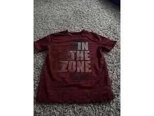 Energy Zone Boys T-Shirt XS Red Athletic Casual